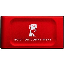 1 TB KINGSTON XS1000 USB3.2 GEN2 KIRMIZI SSD SXS1000R/1000GA