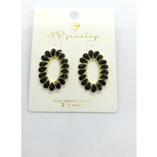 Noir Bloom Küpe