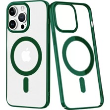 Senka Newface Iphone 14 Pro Max Kılıf Element Magneticsafe Sert Kapak - Köknar Yeşili
