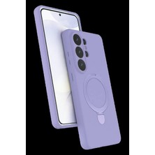 Pileli Store Pilelistore   Samsung Galaxy S26 Ultra Regal Magsafe Standlı Kapak - Lila