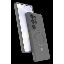 Pileli Store Pilelistore   Samsung Galaxy S26 Ultra Regal Magsafe Standlı Kapak - Titan Gri