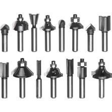 Einhell  15 Parça Karışık Freze Ucu Seti 8 mm Şaft