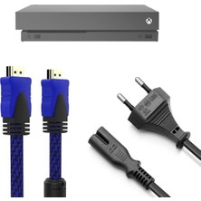 Pop Konsol Xbox One X Güç Kablosu Hdmi Örgülü Kablo Set Xbox Aksesuar