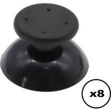 8 ADET XBOX 360 Analog Başlık XBOX 360 Topuz Siyah Renk XBOX 360 Kol Tamiri Yedek Parça Analog Cap