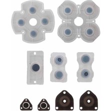 Pop Konsol PS4 Kol Tamir 001 011 İç Lastik Takımı TAM SET Silikon PS4 Yedek Parça Rubber Pad
