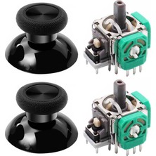 Pop Konsol XBOX One Analog Motor Topuz Seti 2+2 One - One S/X - Series S/X Uyumlu Siyah