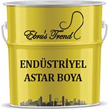 EBRUS TREND Endüstriyel Astar Boya (Mat Gri-Kırmızı) 1 KG