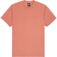 Quiksilver Slub Roundneck Pembe Erkek Tshirt