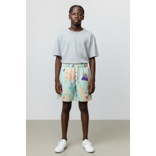 Relax Time Erkek Çocuk Desenli Deniz Şortu