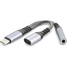Vice Avm Type-C To Type-C + 3.5 mm F Kablo Audıo Siyah GJ-014105539 Tg-V