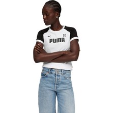 Puma Sport Ringer Beyaz Kadın Tshirt