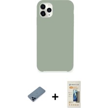 Masa Dostu Ieg™ iPhone 11 Pro Max Kılıf Zirve Modern Özel Seri - Siyah 6d Mat Seramik Hayalet Nano Ekran K