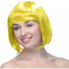 TeknoKapsül Küt Peruk - Sarı