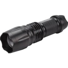 TeknoKapsül Gold Orion Km-84 Tasarruflu Şarjlı Zoomlu Metal El Feneri Kemer Klipsli