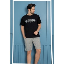 Mihra Homewear Şortlu Erkek Pijama Takımı