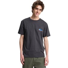 Quiksilver  Ev Barrel Parad Antrasit Erkek Tshirt