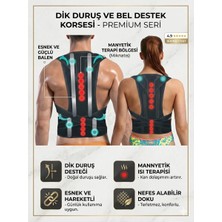 Ankaflex Dikduruş Korsesi Medikal Korse Dik Tutan Korse Dikduruş Yeleği Balenli Manyetik Omuz Sırt Korsesi Kifoz Skolyoz