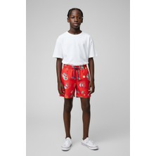 Erkek Çocuk Desenli Deniz Şortu