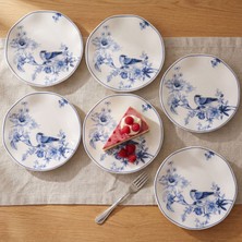 Güral Porselen 6'lı Nesrin 19 cm Pasta Tabağı 1891