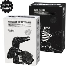 Noir Pit Coffee Co. Guatemala ve Dark Italian Kahve 2X250 G
