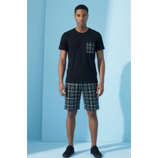 Mihra Homewear Şortlu Erkek Pijama Takımı