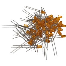 Devre Dünyası 50 Adet 3mm LED Turuncu Everlight