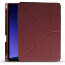 Bilfold Huawei Honor Pad X9 11.5 Kılıf Kalemlikli Mars Tablet Kılıfı - Mürdüm