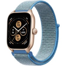 Ethab Ticaret Watch 22MM Hasırlı Cırtcırtlı Kordon (Saat Değildir) - Turkuaz