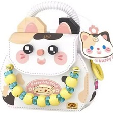 tp LZ-8843  Kedi Figürlü Meyve Çantası 360 Parça Block Oyuncak