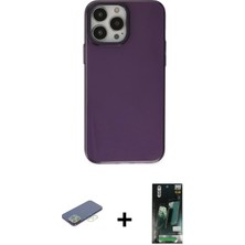 Masa Dostu Ieg™ iPhone 13 Pro Max Kılıf Zirve Doku Koleksiyonu - Şeffaf 360 Full Body Arka Koruyucu + Yeş