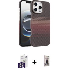 Masa Dostu Ieg™ iPhone 16 Pro Max Kılıf Doruk Serisi - Siyah Bilvis Hayalet Cam Ekran Koruyucu + Titanyum G