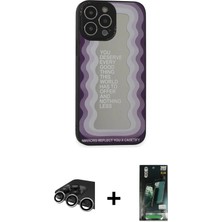 Masa Dostu Ieg™ iPhone 13 Pro Max Kılıf Odak Klasik Serisi - Şeffaf 360 Full Body Arka Koruyucu + Gümüş