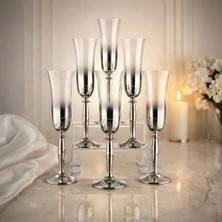 Rova Tr Lale Serisi 6’li Lüks Kesim Kadeh Seti - Çeyizlik Modern Kadeh - 6 Kişilik Lüks Kadeh Serisi