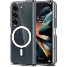 TeknoKapsül Galaxy Z Fold 6 Kılıf Magneticsafe Şeffaf - Şeffaf