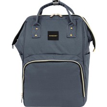 Calperia Çok Amaçlı Anne Bebek Bakım Sırt Çantası Klasik Gri