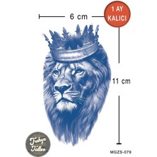 Trakya Tattoo 1 Ay Kalıcı Dövme Orta Boy Aslan Geçici Dövme