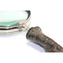 Fun And Market Buğz Pirinç Boynuz Saplı Büyüteç Model 2