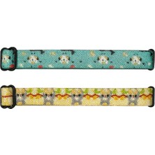 Fun And Market Buğz Desenli Zilli Kedi Tasması