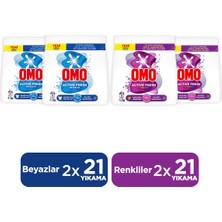 Omo Active Fresh Beyazlar Toz Deterjanı 1.5 kg X2 Omo Active Fresh Renkliler Toz Deterjanı 1.5 kg X2