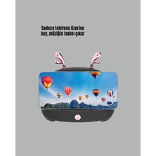 Fun And Market Buğz Kablosuz Telefon Tutucu ve Bluetooth Hoparlör – Pratik ve Şık Ses Çözümü - Buğz