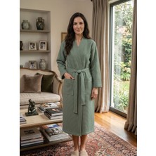 Türkühome Pike Kimono Kadın Bornoz - Sabahlık