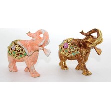 Fun And Market Buğz Swarovski Taşlı Tekli Fil Figürü Model 1