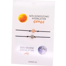 Fun And Market Buğz Güneş ve Ay - Arkadaş Şans Bilekliği