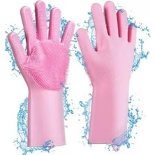 Fun And Market Buğz Sihirli Isıya Dayanıklı Silikon Çok Amaçlı Bulaşık Eldiven Fırçası Magic Gloves