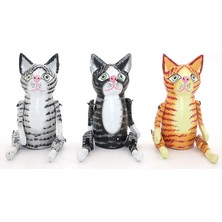 Fun And Market Buğz Ahşap Sallanan Kedi