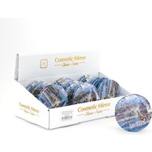 Fun And Market Buğz Taşlı Istanbul Tasarımı El Aynası Ince Model 19