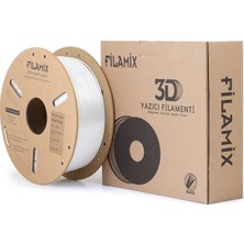Filamix Pla Sılk Beyaz Filament 1,75MM 1kg - Bisiparisver