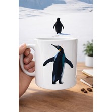Fun And Market Buğz Nihilist Penguen Tasarımlı Porselen Kupa Model 159 – Sürüden Ayrılanlara Özel Minimalist Kahve Kupası – Özgün Tasarım Hediyelik Kupa