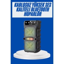 Fun And Market Buğz Büyük Boy Bluetooth Hoparlör Çoklu Bağlantı Çift Çıkışlı Taşınabilir Kesintisiz - Buğz