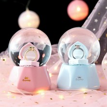 Fun And Market Buğz Tek Taş Yüzük Tasarımlı Büyük Boy Kar Küresi